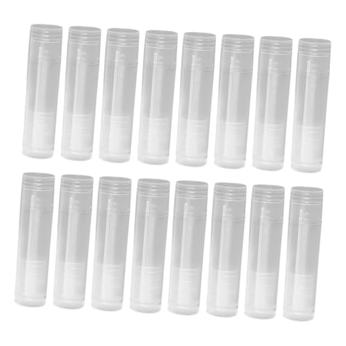 DEARMAMY 100 Stück Leere Lippenbalsam Röhrchen Transparent Lip Gloss Tubes für Diy Lippenpflege Leere Lippenstift Container für Lippenbalsam und Lippenstift von DEARMAMY