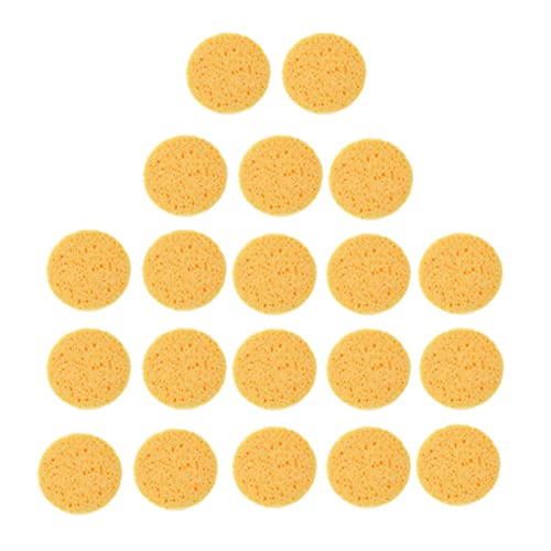 DEARMAMY 100 Stück Runde Makeup Pads Kosmetik Reinigungsschwämme Durchmesser zur Haut zum Abschminken und Gesichtsreinigung Wiederverwendbar und Praktisch von DEARMAMY