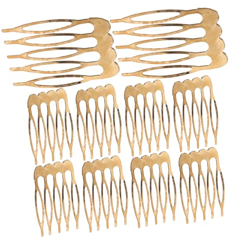 DEARMAMY 10stücke Kleine Haarkämme Seitliche Haarkämme Schiebekämme Für Damen Hochzeitskopfschmuck Bastelbedarf von DEARMAMY