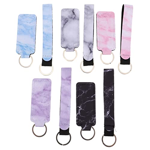 DEARMAMY 10st Lippenstift Clip Schlüssel Bund Lippenstift Schlüsselanhänger Halter Schutzhülle Für Lippenstift Halter Für Lippenstift Tragbare Balsamhalter Lippenstift-Abdeckung Neopren von DEARMAMY