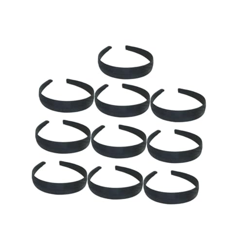 DEARMAMY 10stücke Breites Stirnband Material Haarband Diy Haar Hoops Einfach Headwrap Haarreifen Minimalistisch Haar Schmuck Band Kopftuch Für Frauen Mädchen von DEARMAMY