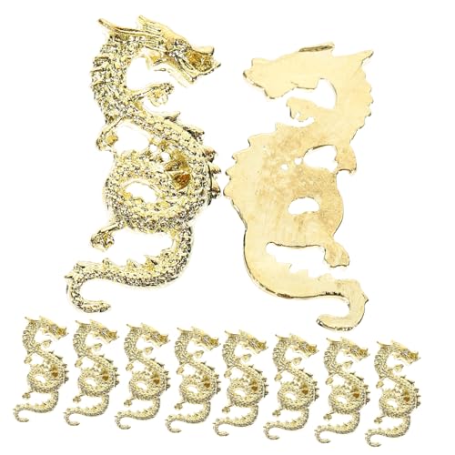 DEARMAMY 10stücke Nagel-charms Für Damen Drachen-nagel-charms Diy-maniküre-schmuck Für Künstliche Nägel von DEARMAMY