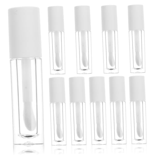 DEARMAMY 10stücke Transparente Lippenöl-Flaschen Nachfüllbare Lippenbalsam-tuben Reise-Lipgloss Leere Flaschen Für Frauen Abs-Material Wiederverwendbar Mini-lipglossbehälter DEARMAMY 10stücke Transparente Lippenöl-Flaschen Nachfüllbare Lippenbalsam-tuben Reise-Lipgloss Leere Flaschen Für Frauen Abs-Material Wiederverwendbar Mini-lipglossbehälter von DEARMAMY