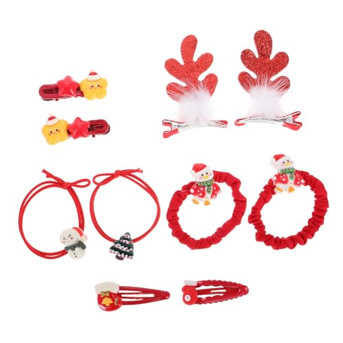 DEARMAMY 10stücke Weihnachts Haarbänder Set Mit Rentiergeweih Stirnbänder Und Haargummis Für Feiertage Partys Haarschmuck Für Mädchen Und Frauen Waldinspiriertes Design DEARMAMY 10stücke Weihnachts Haarbänder Set Mit Rentiergeweih Stirnbänder Und Haargummis Für Feiertage Partys Haarschmuck Für Mädchen Und Frauen Waldinspiriertes Design von DEARMAMY