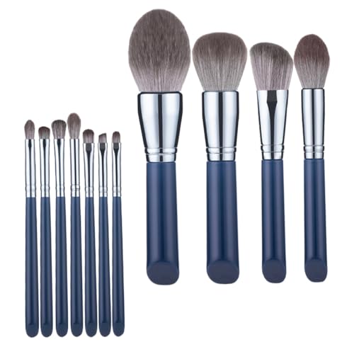 DEARMAMY 11 Stück Teiliges Make Up Pinselset mit Holzgriff Weiche Pinsel für Foundation und Lidschatten für Anfänger und Profis Täglichen Gebrauch und Unterwegs von DEARMAMY