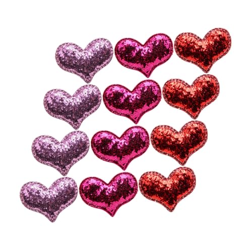 DEARMAMY 12 Stk Haarnadel Patches Mit Herzapplikationen Mini Haarbänder Für Babys Krawatten Goldene Clips Für Haare Haarspangen Hautpflege-stirnband Haartrockner Stifte Netz Metall von DEARMAMY