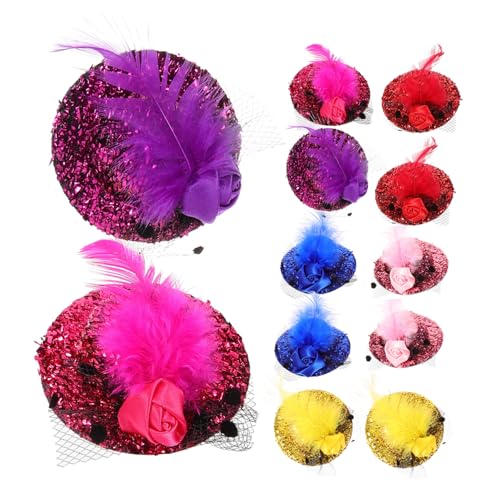 DEARMAMY 12 Stück Faszinatoren Für Frauen Mädchen Kappe Haarklammer Styling Haarnadel Babyclips Für Haare Mini Klein Haarspangen Zum Stylen Von Schnitten Lockig Zubehör Eva von DEARMAMY