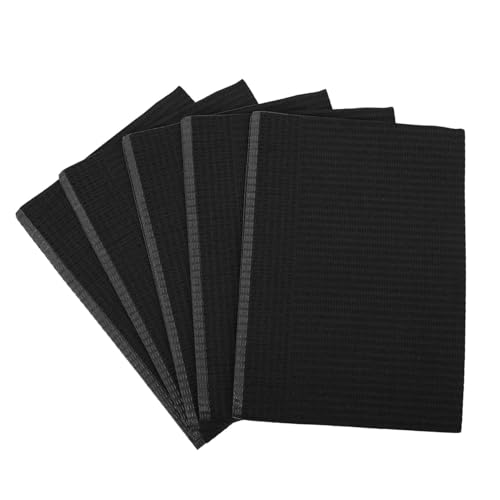DEARMAMY 125 Stück Dichtung reinigen kreative Matte Unterlage wasserdichte Tischtücher absorbent mat saugfähige abtropfmatte wasserdichte Matte dicke Tischdecke Übungsmatte Sport Black von DEARMAMY