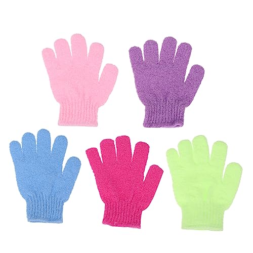 DEARMAMY Peelinghandschuhe 12 Stück Duschhandschuhe Nylon für Körperpeeling Exfoliating Handschuhe für Männer und Frauen für Dusche und Bad DEARMAMY Peelinghandschuhe 12 Stück Duschhandschuhe Nylon für Körperpeeling Exfoliating Handschuhe für Männer und Frauen für Dusche und Bad von DEARMAMY