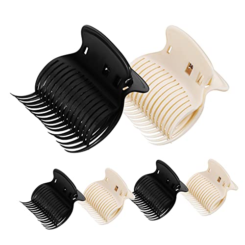 DEARMAMY 12stücke Teiliges Hot Roller Clips Hitzebeständige Haarklammern Für Langes Haar Professionelles Haarstyling-werkzeug Für Frauen Und Mädchen Keine Haarabdrücke Für Friseure von DEARMAMY