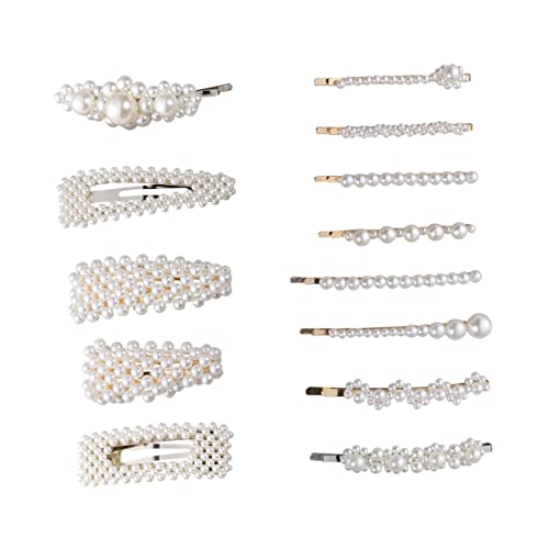 DEARMAMY 13stücke Haarspangen Mit Perlen Kreative Haarnadeln Schöne Haarnadeln Bankett- Perlen- Dekor-haarspangen Für Junge Damen Und Kleine Mädchen Geeignet Für von DEARMAMY
