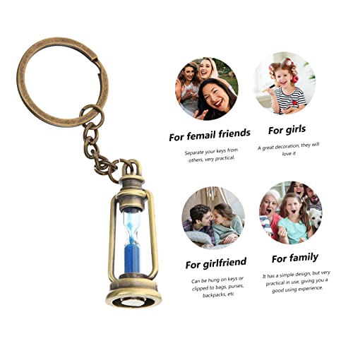 DEARMAMY 15 Stck Teiliges Retro Sanduhr Schlüsselanhänger Vintage Metall Anhänger für Rucksack Taschen Langlebige Schlüsselketten mit Dekorativem Design Geeignet für Herren Damen von DEARMAMY