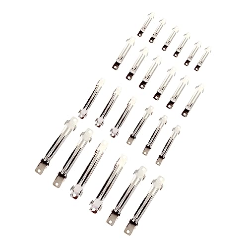 DEARMAMY 160stücke Druckknopf Haarspangen Alligator Clip Zubehör Diy Für Frauen Mädchen Haarschmuck Mit Für Dickes Und Dünnes Haar von DEARMAMY