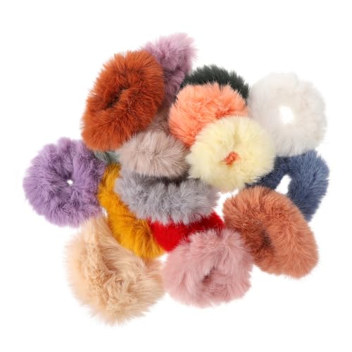 DEARMAMY 16stücke Teiliges Haargummis Für Damen Weiche Elastische Haarschmuck-ringe Im Candy-farben-mix Haaraccessoire Für Jedes Outfit von DEARMAMY