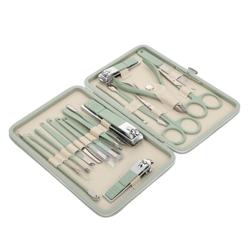 DEARMAMY 18stücke Teiliges Maniküre Nagelknipser Männer Frauen Senioren Und Kompaktes Pediküre-werkzeug Reisen Und Alltag von DEARMAMY