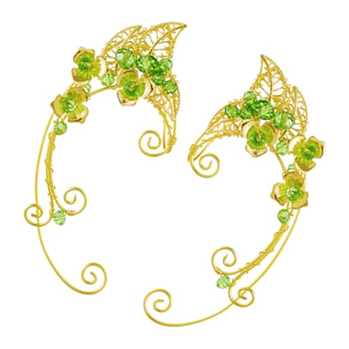 DEARMAMY Ohrringe Clips Damen Ohrmanschetten Ohne Piercing Fee Cosplay Manschette Ohrringe Für Frauen von DEARMAMY