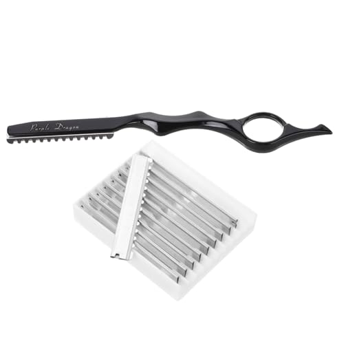 DEARMAMY Haarschneide Werkzeugen Handrasierer Für Männer Herrenrasierer Zum Trimmen Ausdünnen Und Strukturieren Mit Ersatzklingen von DEARMAMY