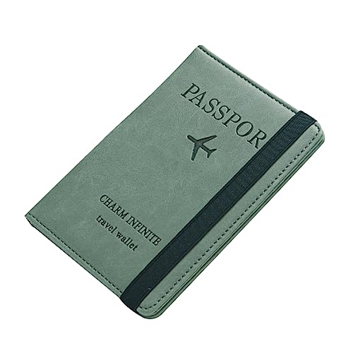 DEARMAMY Geldbörse Für Damen Multifunktionale Aufbewahrungstasche Grünes Pu-Leder Damen-geldbörse Für Büro Und Reisen von DEARMAMY