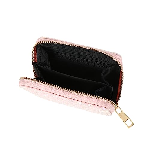 DEARMAMY Geldbörse mit Reißverschluss Glitzernde Geldbörsen für Damen Modisch Mattiert Zur Aufbewahrung Von Karten und Bargeld von DEARMAMY