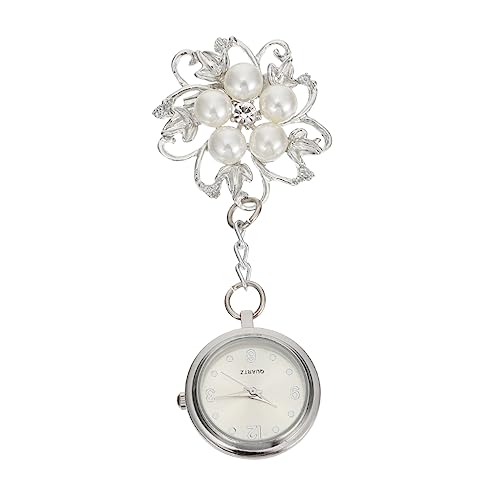 DEARMAMY 1Stk Krankenschwester Taschenuhr Arzttaschenuhr Frauen Uhren schwesternuhr mit Clip Clip-on Krankenschwesteruhr Schwesternuhren für Damen hängende Schwesternuhr Zinklegierung von DEARMAMY