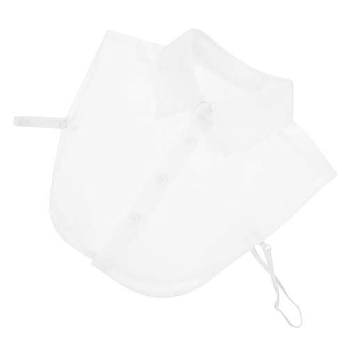 DEARMAMY 1stück Baumwoll-kragen Fake Collar Für Damen Abnehmbarer Dekorativer Fake-kragen Für Blusen Kleider Pullover Shirts Leicht Und Stylisch Baumwolle von DEARMAMY