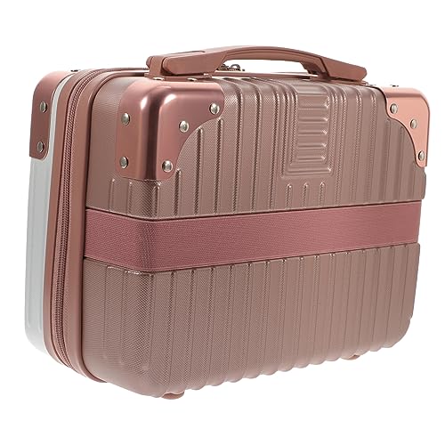 DEARMAMY 1Stück Handgefertigter Kosmetikkoffer Aus Toilettenartikelbox Make Up Aufbewahrung Umweltfreundlicher Kratzfester Für Damen von DEARMAMY