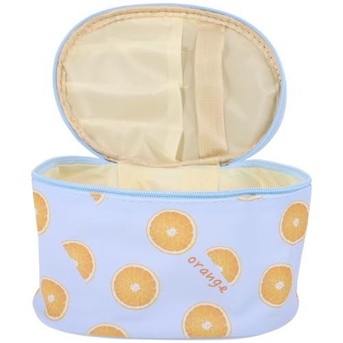 DEARMAMY Kosmetiktasche Organizer Aus Pu Für Damen Tragbare Make-up Tasche Für Reisen Und Camping Aufbewahrungstasche Für Kosmetik Und Toilettenartikel von DEARMAMY