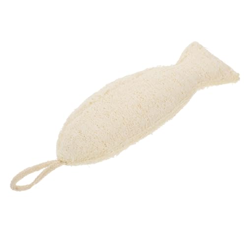 DEARMAMY 1Stück Loofah Badetuch Für Doppelseitiges Dickes Badetuch Aus Hautfreundlichem Material Zur Gründlichen Reinigung Körper Cartoon Fischdesign von DEARMAMY