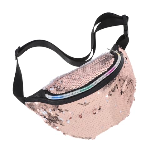 DEARMAMY Meerjungfrau Outdoor Hüfttasche Mit Pailletten Für Frauen Sport Bauchtasche Aus Polyester Mit Großem Fassungsvermögen Für Telefon Geldbörse Schlüssel von DEARMAMY