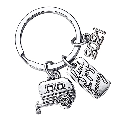 DEARMAMY 2021 Autoschlüssel Schlüsselanhänger Titanstahl Schlüsselanhänger Schlüsselanhänger Ornament Leichtes Dekoratives Für Männer Frauen von DEARMAMY