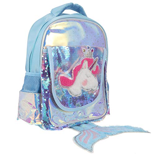 DEARMAMY Unicorn Rucksack Für Mädchen Großer Kapazitäts-Rucksack Mit Verstellbaren Trägern Farbenfrohem Design Für Schule Und Reisen Kinderfreundlicher Cartoon von DEARMAMY