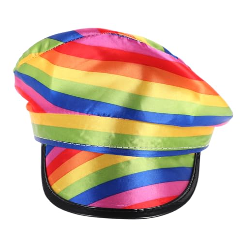 DEARMAMY 1pc Karneval Breite Krempe Hut Regenbogen Hut Rolle Spielen Prop Zufällige Stil von DEARMAMY