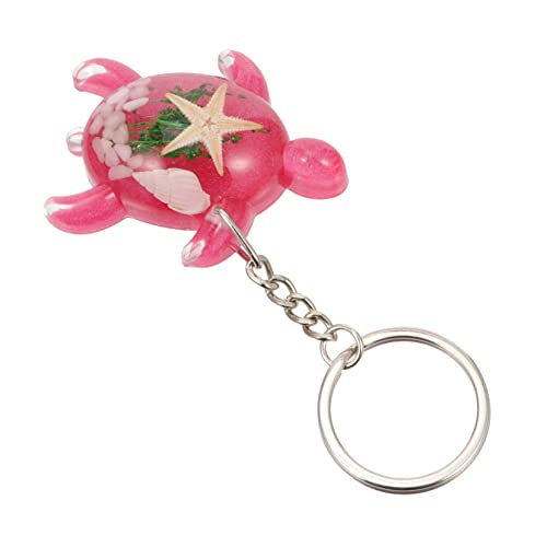 DEARMAMY 1stk Seestern Schlüsselanhänger Taschenschlüsselanhänger Hängende Schlüsselanhänger Lustiger Schlüsselanhänger Geldbörse Charme Muscheldekor Schlüsselanhänger-anhänger Green Harz von DEARMAMY