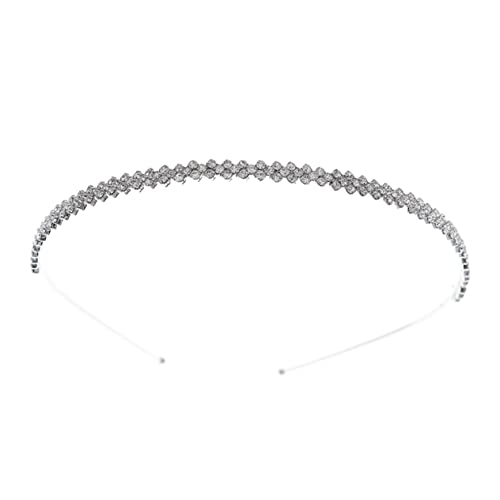 DEARMAMY Haarband Damen Mädchen Mit Strasssteinen Glitzernd Kopfschmuck Stirnband Für Alltag Hochzeit Abendkleid von DEARMAMY