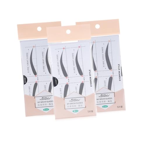 DEARMAMY 2tasche Schablonen Für Augenbrauen Diy-augenbrauen-aufkleber Augenbrauenvorlage Augenbrauenschablonen Augenbrauenkarte Augenbrauen-makeup-tools Pro Beutel Beutel -s von DEARMAMY