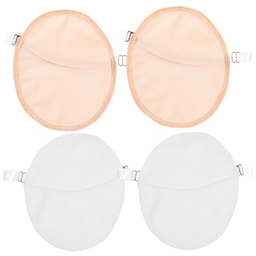 DEARMAMY Bh Einlagen 2 Paar Achselschweißpads Wiederverwendbare Einlagen Geheime Wiederverwendbare Extra Große Unterarm Schweißpads Zur Behandlung Von Übermäßigem Schwitzen Achselpads Für von DEARMAMY