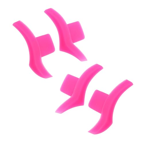 DEARMAMY 2 Paare Eyeliner-stempel Lidstrich Augen-make-up-schablone Schablone Mit Flügelspitze Aus Silikon Eyeliner-flügelstempel Eyeliner Anleitung Augenwinkelschablonen Kieselgel Rosy von DEARMAMY