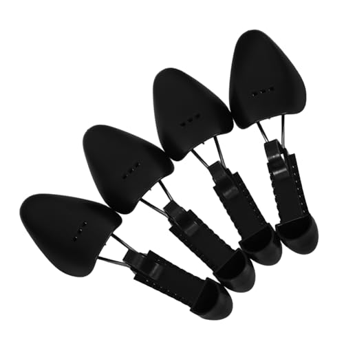 DEARMAMY 2 Paare Frauenschuhunterstützung Schuh formt Frauen Verstellbare Schuhstütze aus Kunststoff schuhspanner verstellbare breite Schuhweitenstretcher für Damen Plastik Schwarz von DEARMAMY