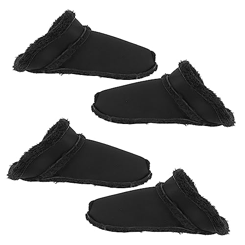 DEARMAMY 2 Paare Warme Flauschige Clogs Einlegesohlen Weiche Abnehmbare Winter Futter Atmungsaktive Langlebige Hausschuhe Damen Herren Ersatzsohlen Waschbar Komfortabel für Kalte Tage von DEARMAMY