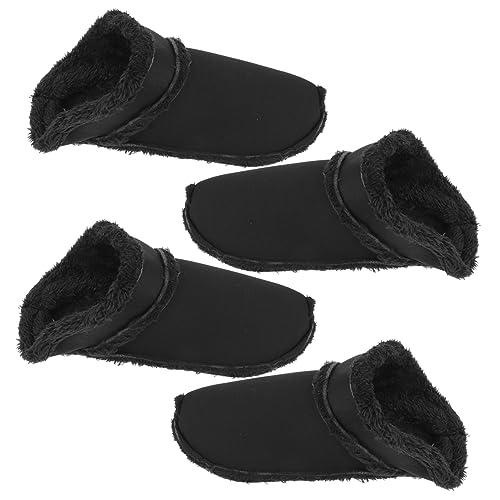 DEARMAMY 2 Paare Winter Clogs Schuhe Einlegesohlen Warmfutter Weiche Fleece Einlagen Waschbar Wiederverwendbar Komfortable Innensohlen für Damen Herren von DEARMAMY