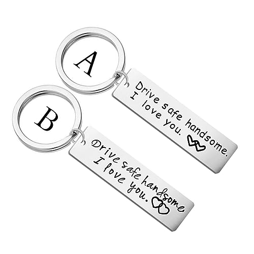 DEARMAMY 2 Pcs Edelstahlschlüsselhalter Perlen Keychain Key Tags Schlüsselringkartenhalter Schlüsselkettenschlüsselkette Schlüsselbund Zubehör Schlüsselhalter Wandmontage Tasten Anhänger von DEARMAMY