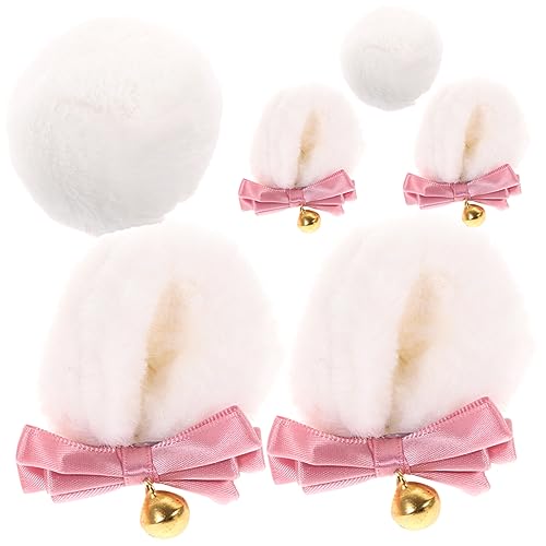 DEARMAMY Haarspange Mit Bärenohren 2 Sets Für Damen Und Mädchen Modisches Haar-accessoire Wiederverwendbar Und Einfach Zu Tragen von DEARMAMY