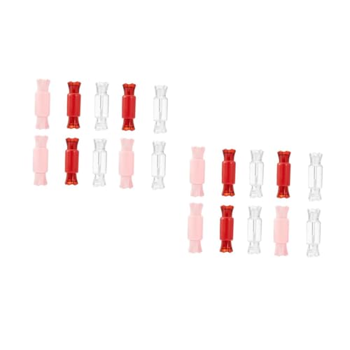 DEARMAMY 2 Sätze DIY Lippenstift Röhren Leere Lipgloss Flaschen Für Damen Praktische Und Kosmetikbehälter Für Lippenbalsam Lipgloss Und Make Up Gemischte Farben 10 Stück * 2 von DEARMAMY