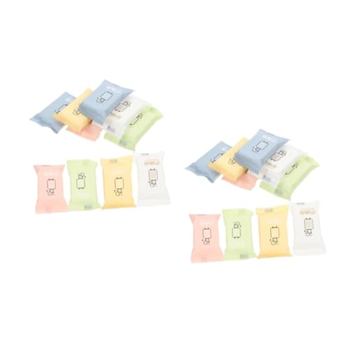 DEARMAMY 2 Sätze Komprimierte Handtücher Einweg Mini Gesichtsreinigungstücher Und Praktische Handtücher Für Reisen Für Hautpflege Und Outdoor Aktivitäten 10 Stück * 2 von DEARMAMY