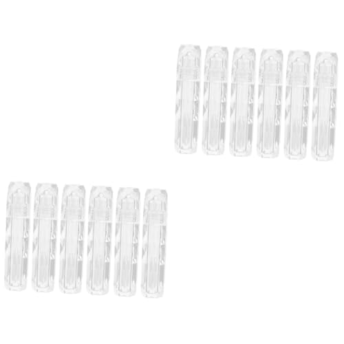 DEARMAMY 2 Sätze Teiliges Transparenter Lip Gloss Behälter Leere Lippenpflege Röhrchen Für Lippenstift Lippenbalsam Und Lip Für Reisen Und Täglichen Gebrauch 6 Stücke * 2 von DEARMAMY