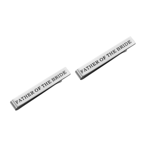DEARMAMY 2 Stk Krawattenklammern krawattennadeln für männer Brautjungfer krawattenhalter Hochzeitskrawattenklammer Braut Vater Krawattenklammer Braut Vater Krawattennadel Stahl Silver DEARMAMY 2 Stk Krawattenklammern krawattennadeln für männer Brautjungfer krawattenhalter Hochzeitskrawattenklammer Braut Vater Krawattenklammer Braut Vater Krawattennadel Stahl Silver von DEARMAMY