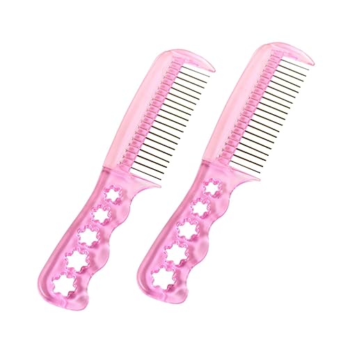 DEARMAMY 2stücke Perückenbürste Für Frauen Haarverlängerungsbürste Drahtbürste Für Synthetische Perücken Drahtkamm Für Perücken Haarkamm Für Puppen Für Effektives Entwirren Und Stylen von DEARMAMY