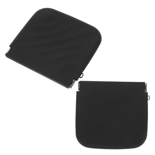 DEARMAMY 2 Stück Aufbewahrungstasche Kleine Tasche Beauty-Tasche Süße Schminktasche Kulturbeutel Klein Süße Tasche Schminktaschen Für Damen Kleine Kulturbeutel Für Damen Black Kieselgel von DEARMAMY