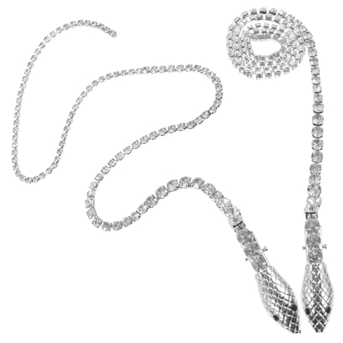 DEARMAMY Schlangenhaarnadel Damenhaarschmuck 2 Stück Haarschmuck Pferdeschwanz Clip Glänzend Für Mädchen Und Frauen Kreative Haaraccessoires Für Hochzeiten Und Partys von DEARMAMY