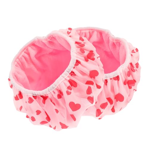 DEARMAMY 2 Stück Duschhaube Trockene Haarhaube Duschkappen Fön Haube Duschzubehör Wiederverwendbare Duschhauben Für Damen Duschhaube Wasserdicht Haarhaube Für Die Dusche Rosa Polyester DEARMAMY 2 Stück Duschhaube Trockene Haarhaube Duschkappen Fön Haube Duschzubehör Wiederverwendbare Duschhauben Für Damen Duschhaube Wasserdicht Haarhaube Für Die Dusche Rosa Polyester von DEARMAMY